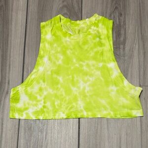 Lululemon All Yours Cropped Tank Tie Dye